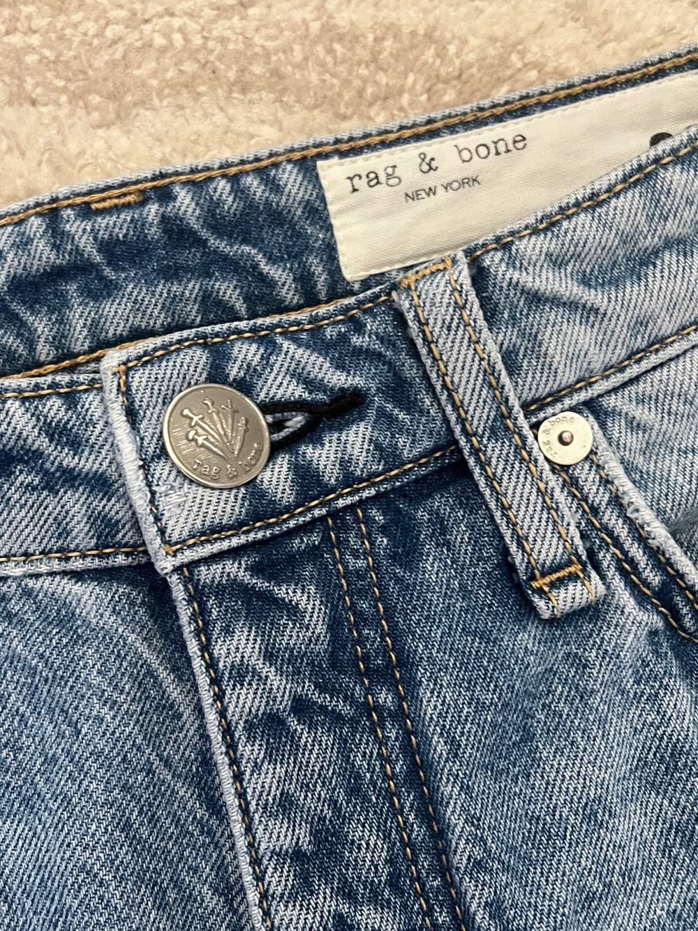 rag & bone denim shorts - Picture 7 of 9